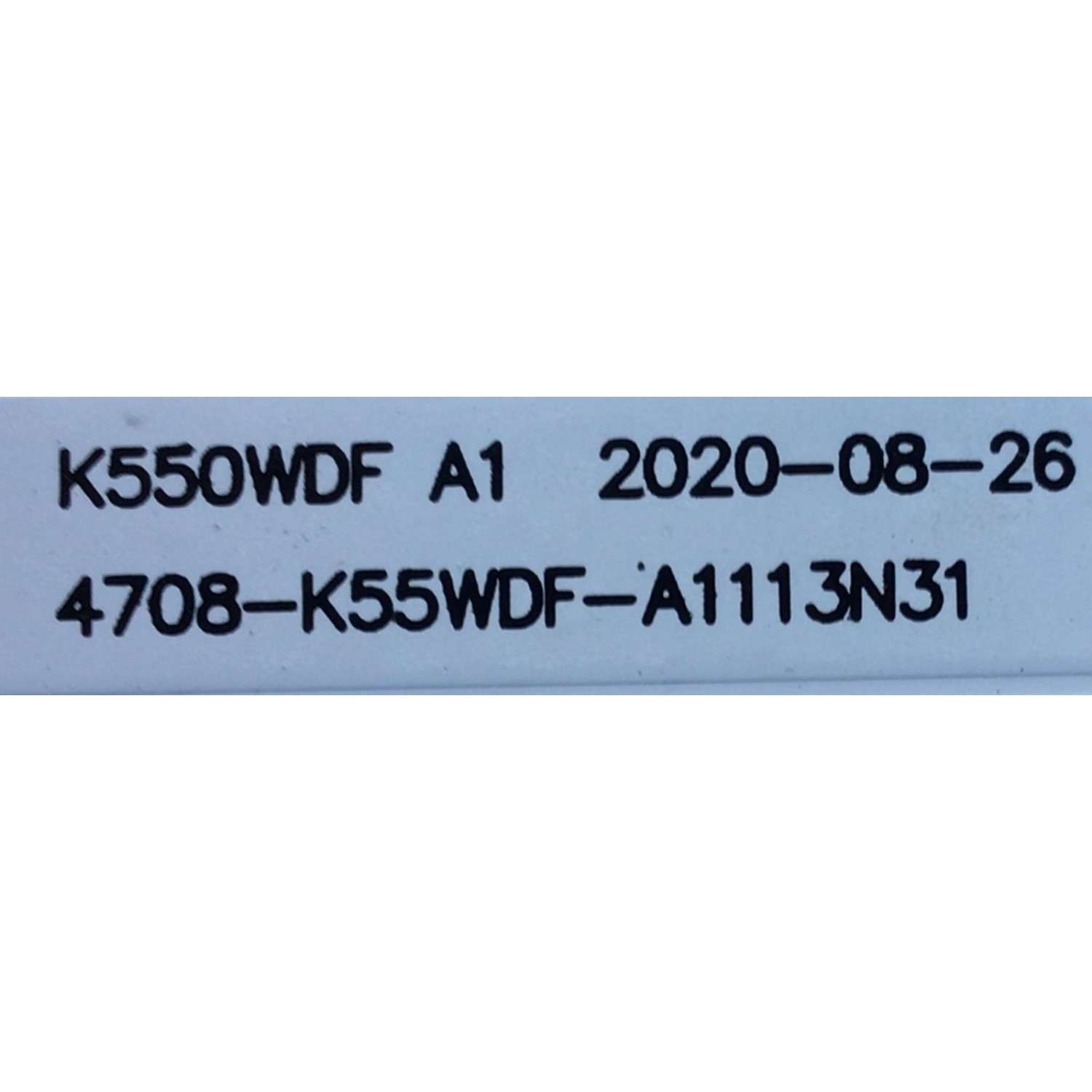 KIT DE LEDS PARA TV SHARP (8 PZ) / NUMERO DE PARTE 4708-K55WDF-A1113N31 / 471R1P79 / 110605-02212001 / K550WDF 21A214 / YD-211113-3210B834 / PANEL 75120R550-KTC-G / MODELO 4T-C55DL7UR / 100012586 55" - Imagen 2
